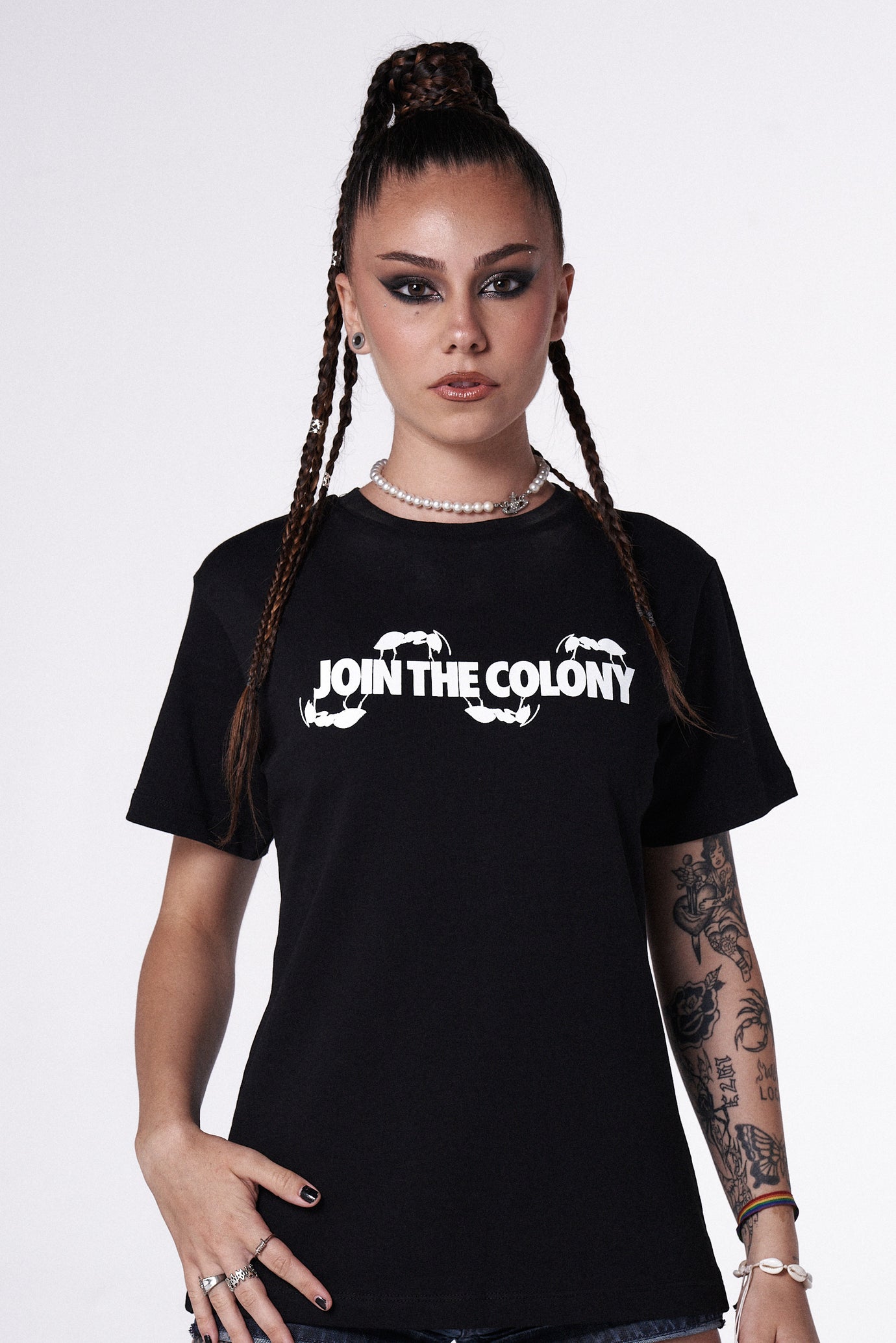 Join The Colony Fitted T-shirt