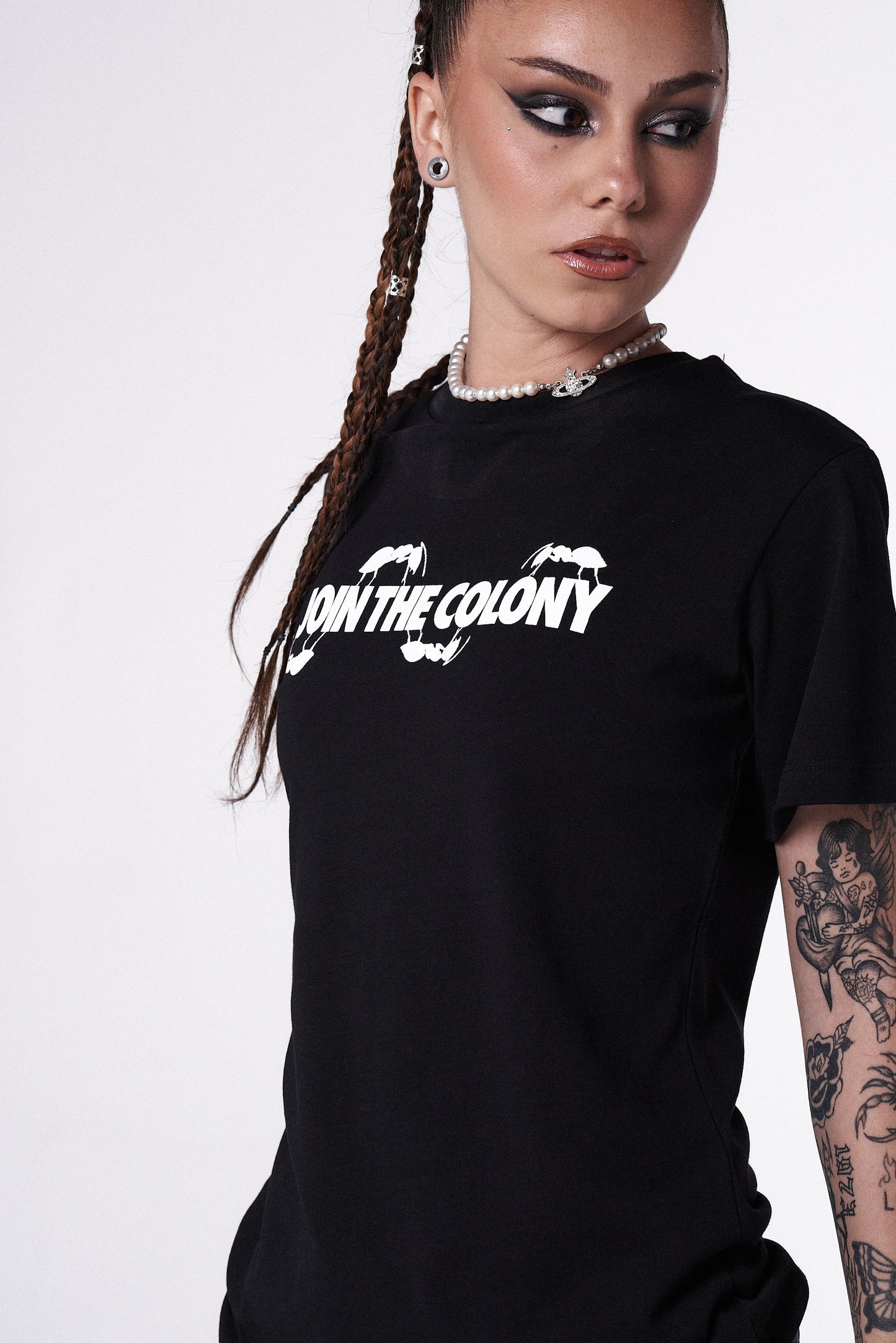 Join The Colony Fitted T-shirt