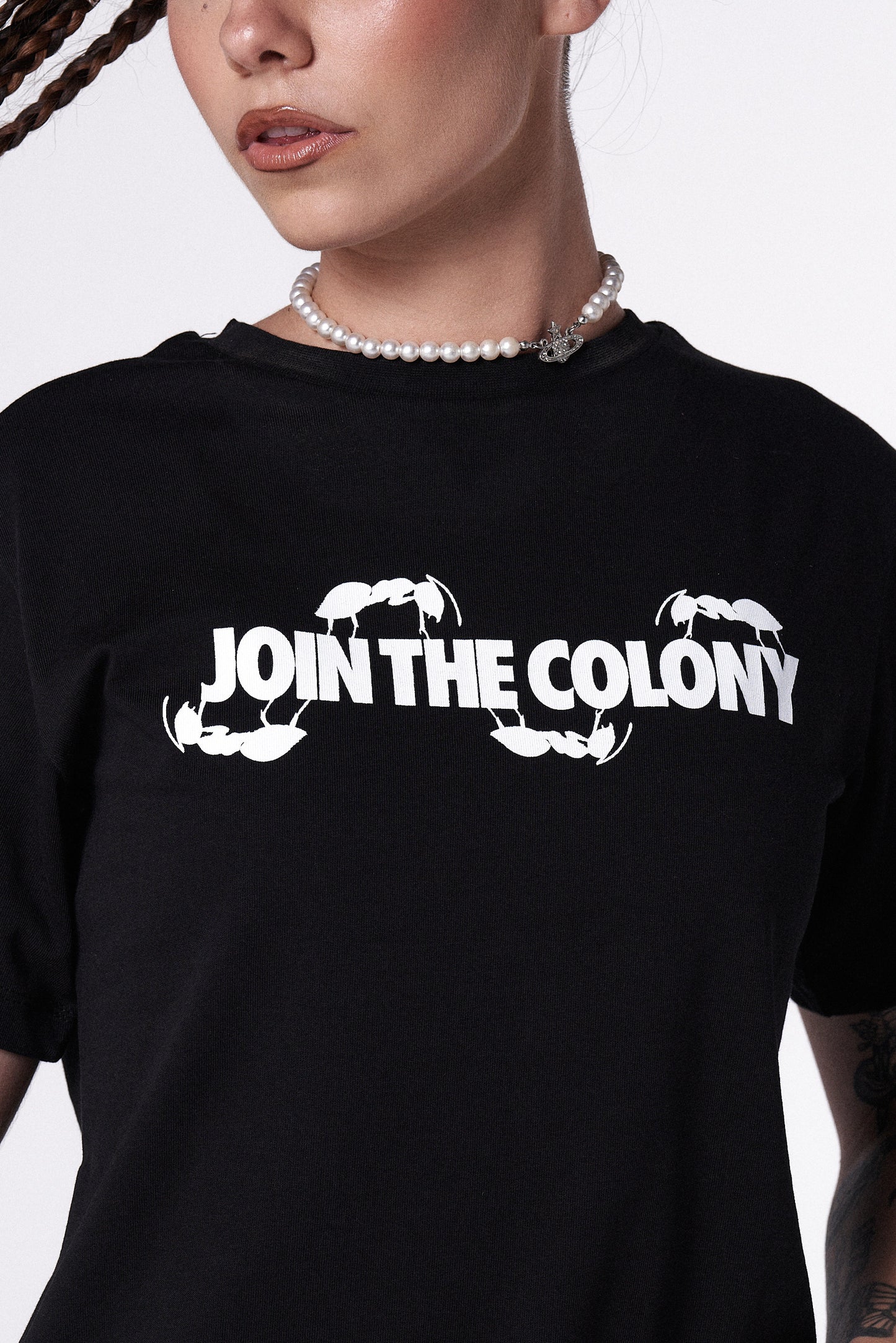 Join The Colony Fitted T-shirt