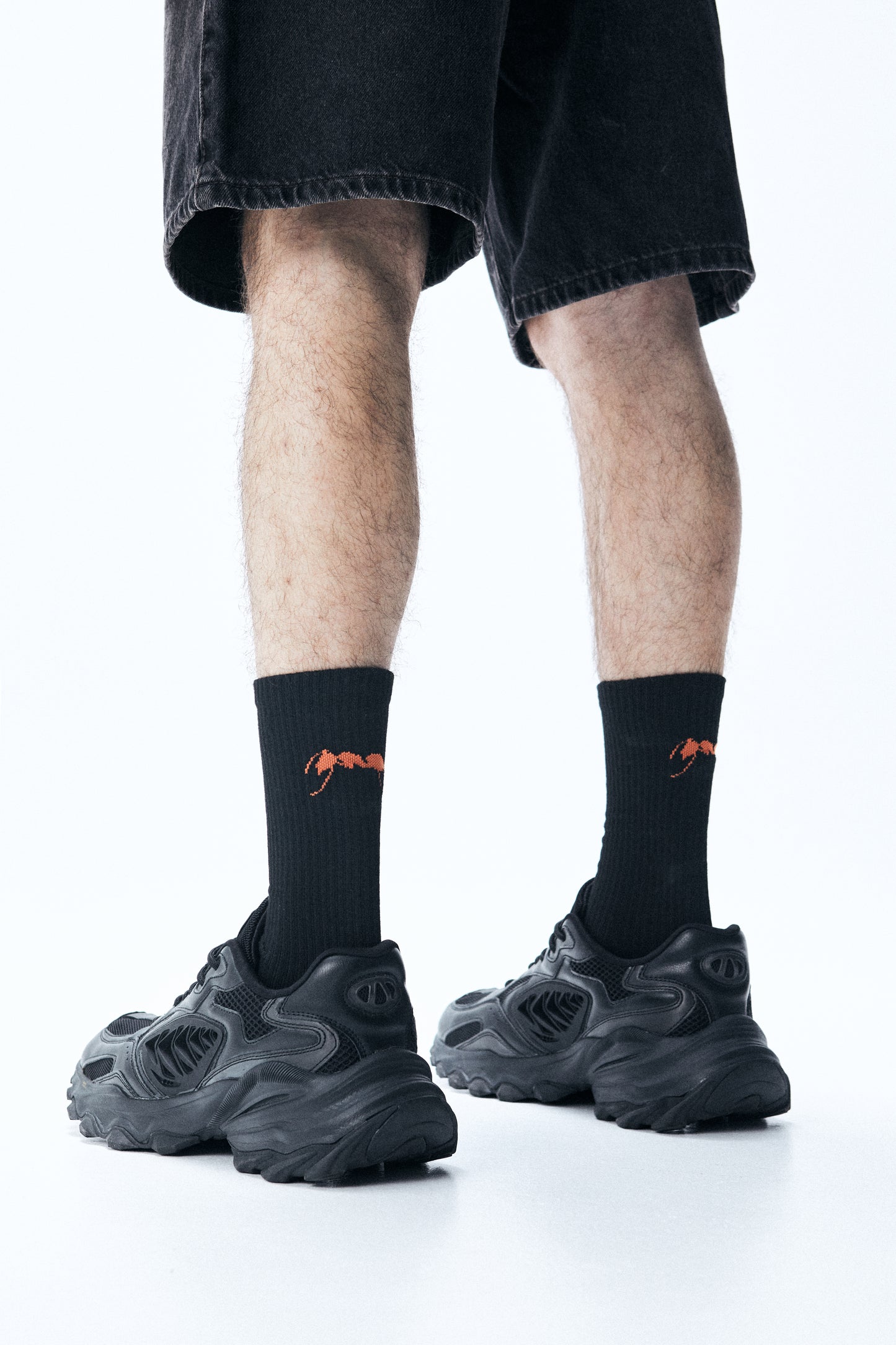 Orange Logo Sock